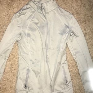 Gray athletic zippie